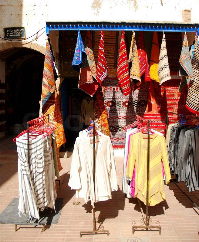 Colourful Moroccan Storefront, stock photo