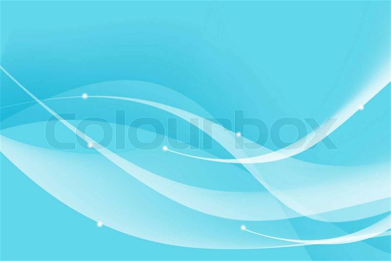 Blue abstract wavy and curve background, stock photo
