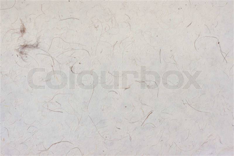 White Mulberry Paper, hand made, stock photo