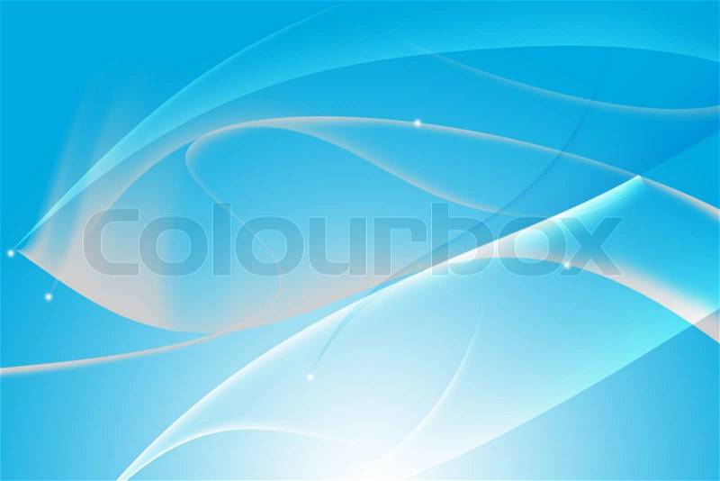 Blue abstract design with wavy and curve background, stock photo