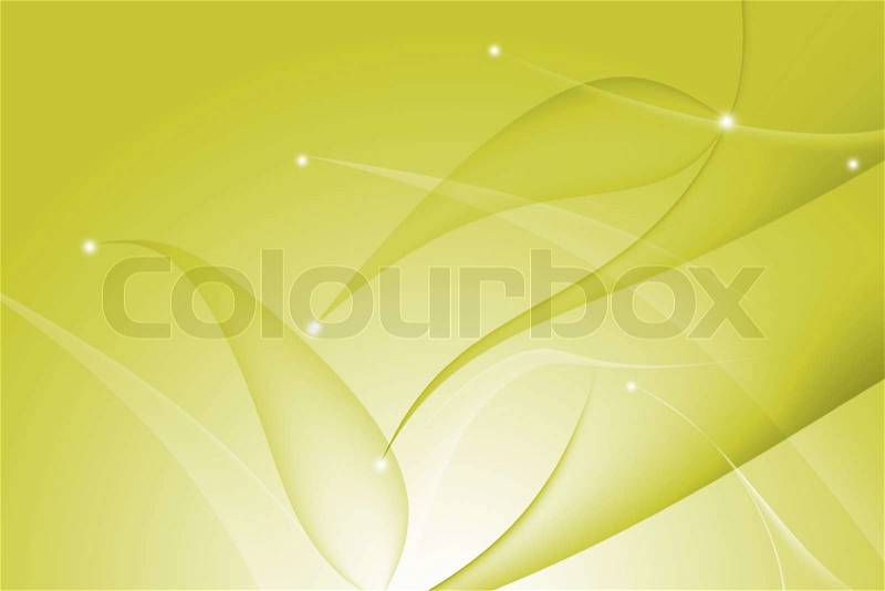 Yellow abstract with wavy and curve background, stock photo