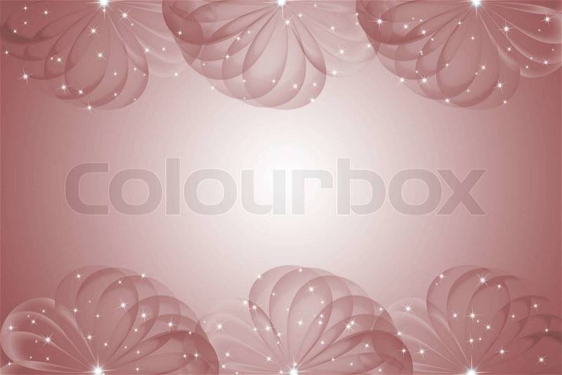 Old rose color abstract background with circle layers, stock photo