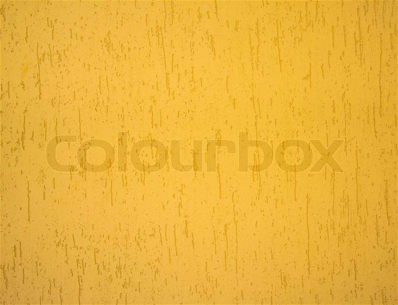 Yellow texture wall finish, stock photo
