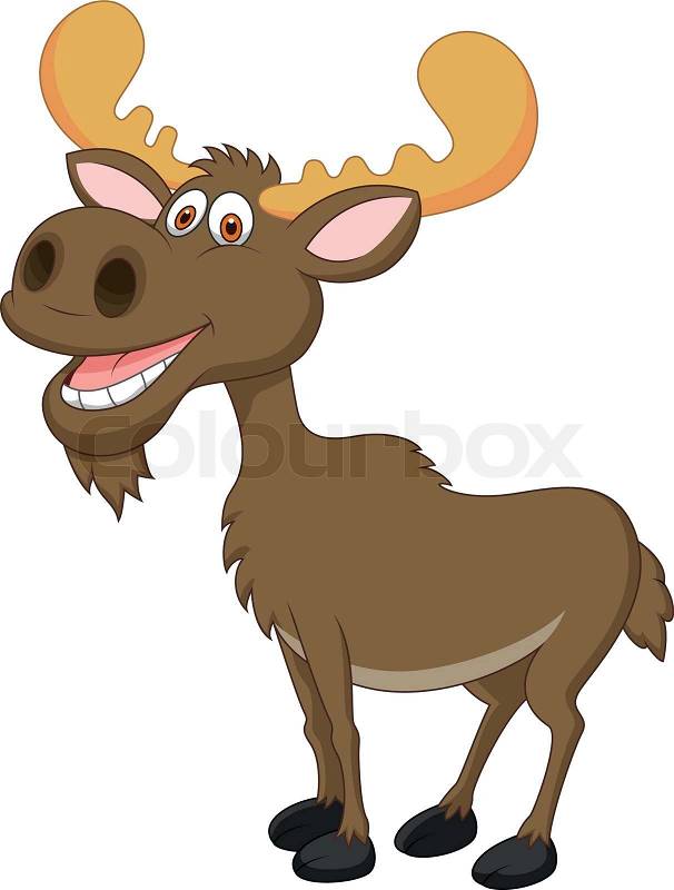 funny moose clipart - photo #48