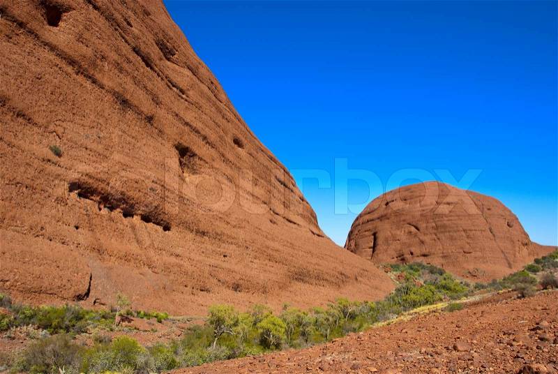 Bright and Sunny Day in the Australian Outback, stock photo