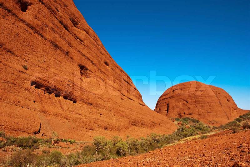 Bright and Sunny Day in the Australian Outback, stock photo