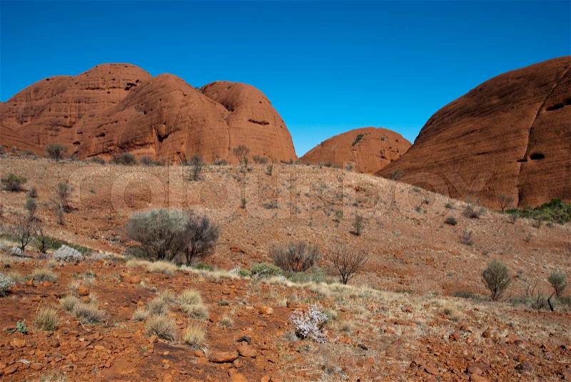 Australian Outback during Austral Winter, 2009, stock photo