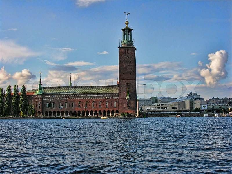Detail of Stockholm and its Architecture, Sweden, stock photo