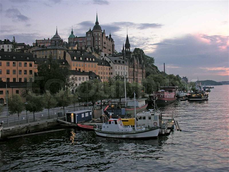 Detail of Stockholm and its Architecture, Sweden, stock photo