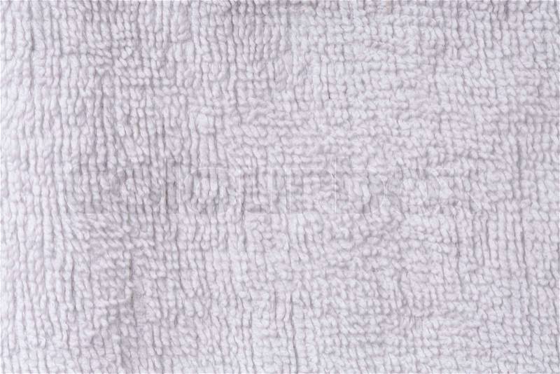 White wool rug fabric texture pattern, stock photo
