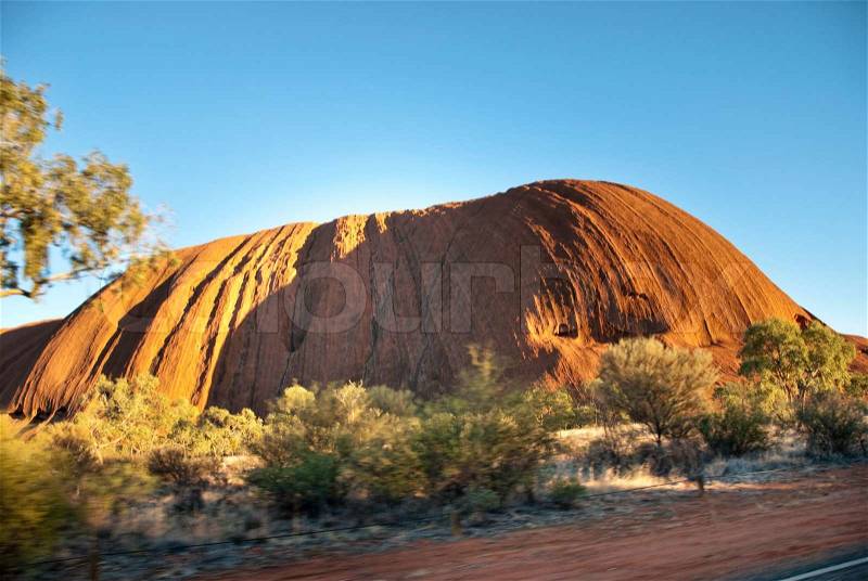 Australian Outback during Austral Winter, 2009, stock photo