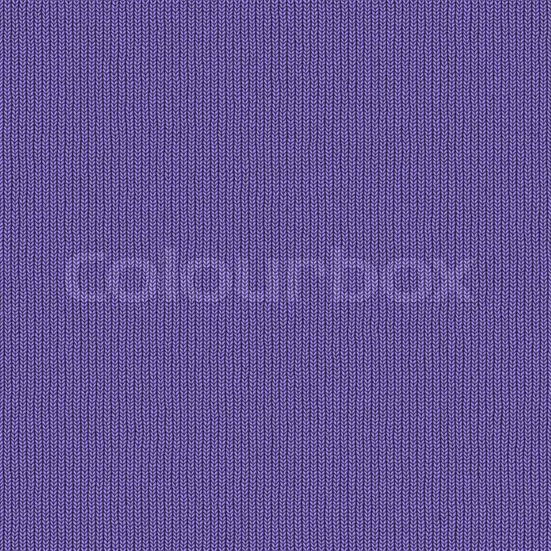 Seamless computer generated close up of knitted fabric texture background violet, stock photo