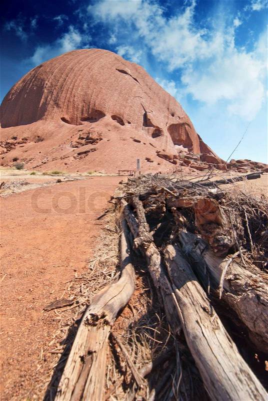 Mountains of the Australian Outback, stock photo