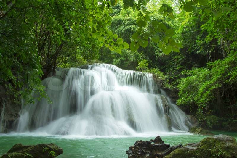 Beautiful Waterfall in Thailand, stock photo