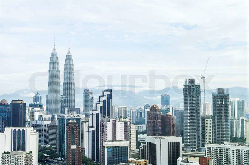 Malaysia building top view, stock photo