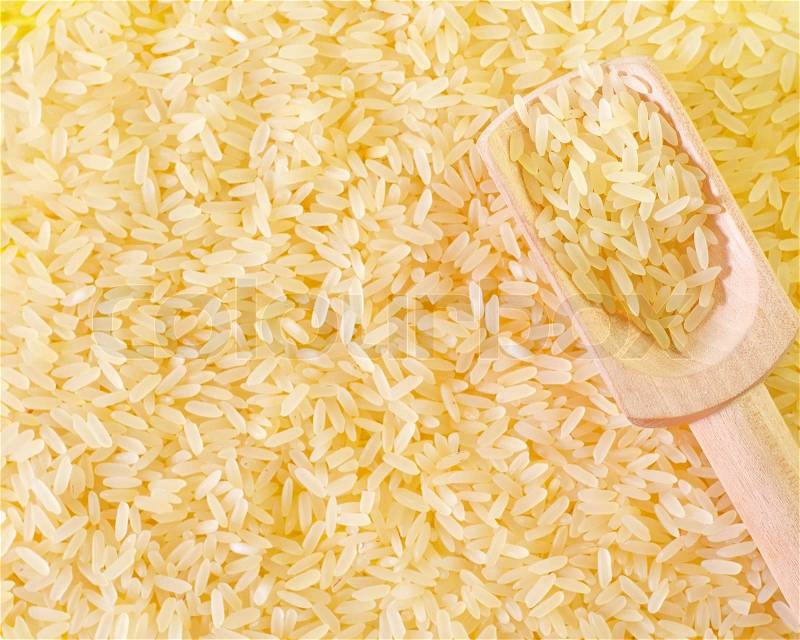 Raw rice, stock photo
