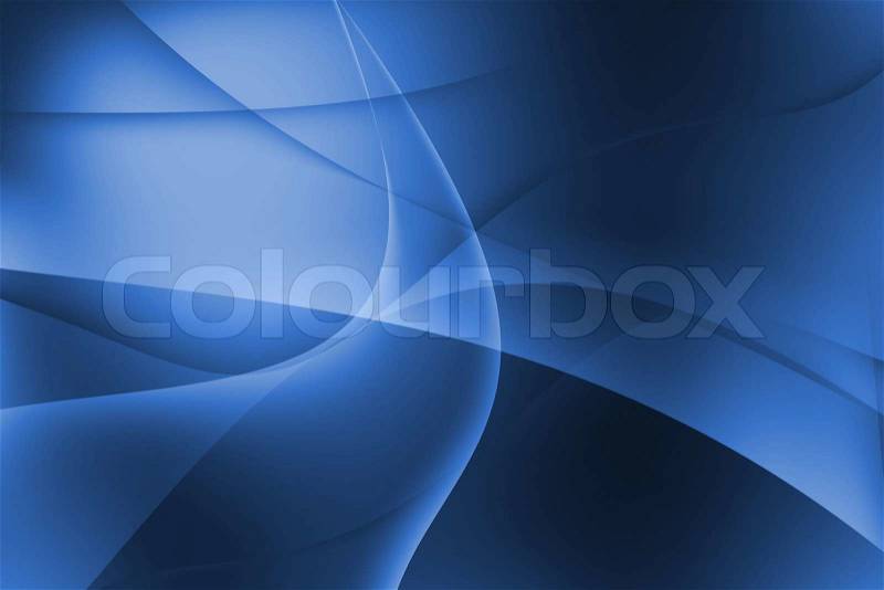 Abstract curve blue background, stock photo