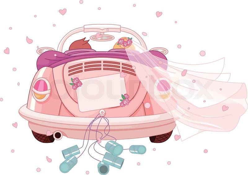 Ongekend Just married on car | Stock vector | Colourbox NH-32
