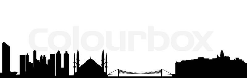 Istanbul skyline, stock photo