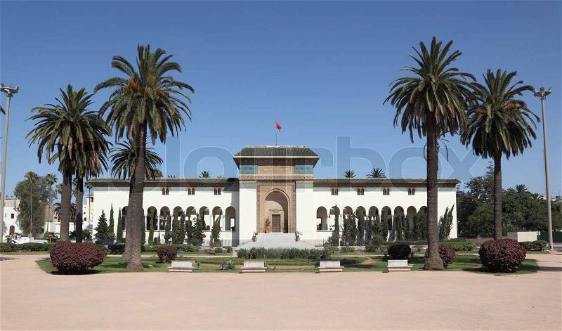 Government building in Casablanca, Morocco, North Africa, stock photo
