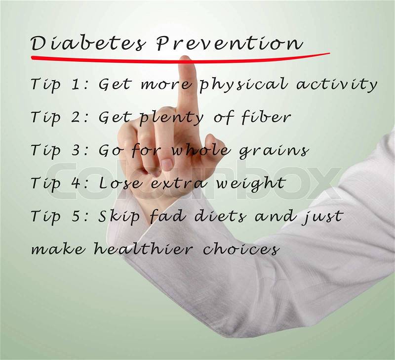 Diabetes prevention, stock photo