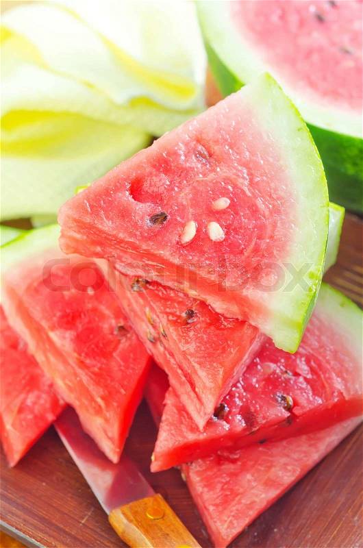 Watermelon, stock photo