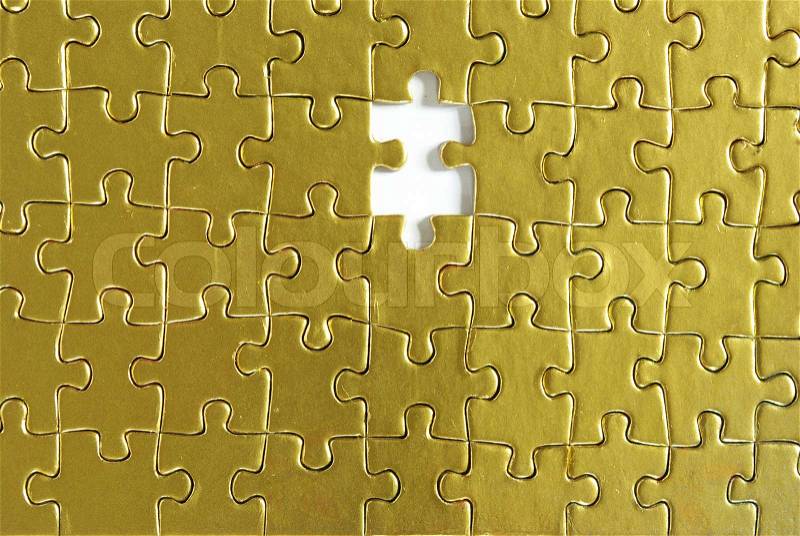 Puzzles for background. business concept, stock photo