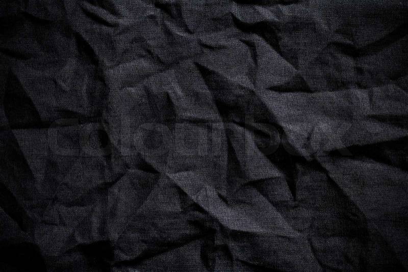 Dark fabric background, stock photo