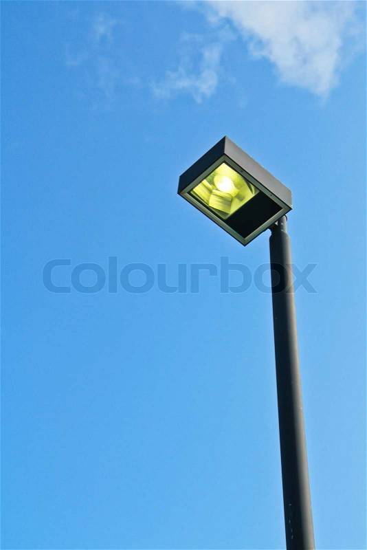 Light poles, stock photo