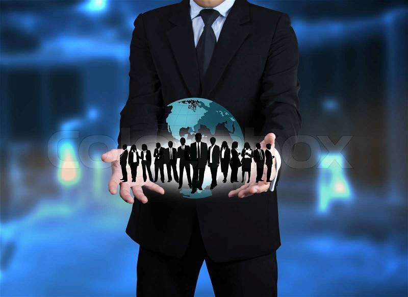Business people who want to join the team, stock photo