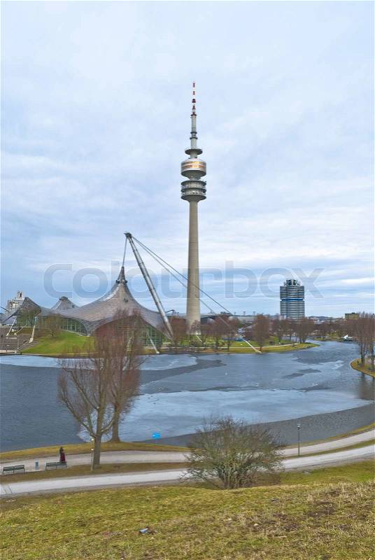 In 1972 the Olympic Games where taking place in Munich For these games they build the Olympia Park with stadiums a lake and a little hill Since then the park is open for the public and it\'s worth a walk with the camera Even from the hill you have a view o