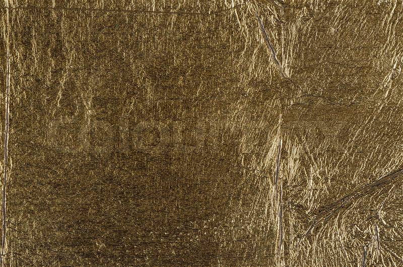 Closeup detail of luxury golden texture background, stock photo