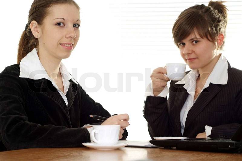 Intelligent entrepreneurs to discuss current issues and ways out of the situation, stock photo
