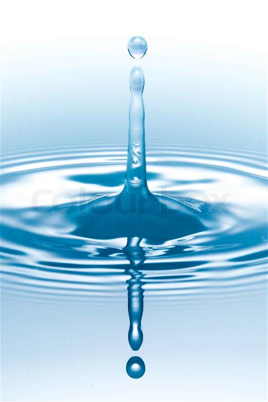 Drop of water, stock photo