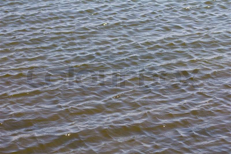 Background of the surface of the lake water, stock photo