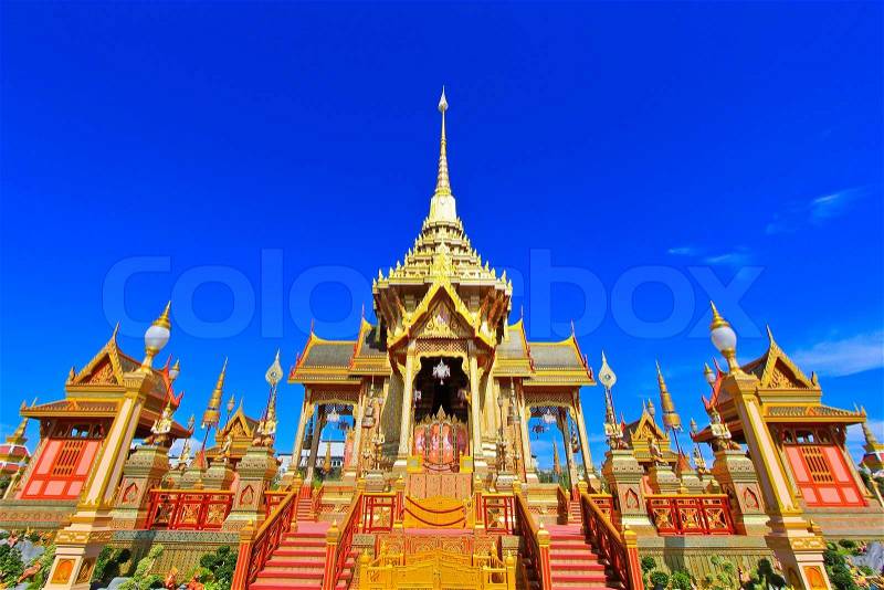 Thai Royal Crematorium in Bangkok Thailand, stock photo