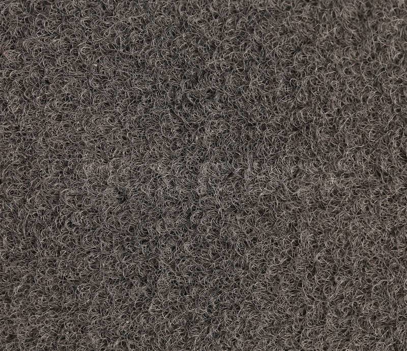 Background grey car mat set isolated on white, stock photo