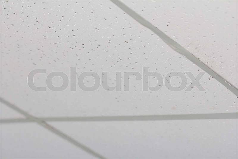 White ceiling as background, stock photo