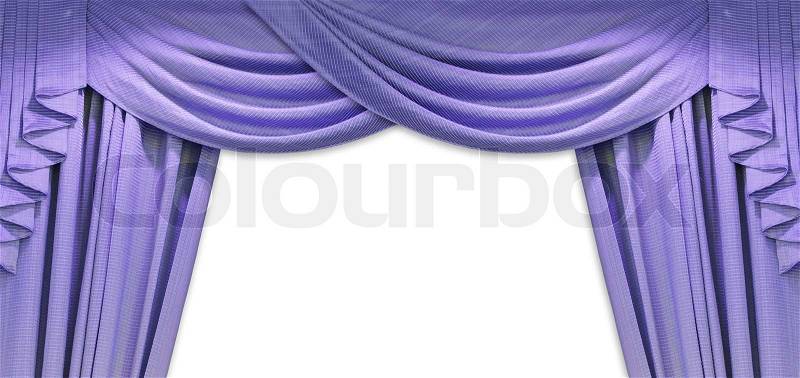Luxury curtain, stock photo