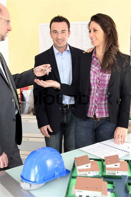 Real-estate agency, stock photo