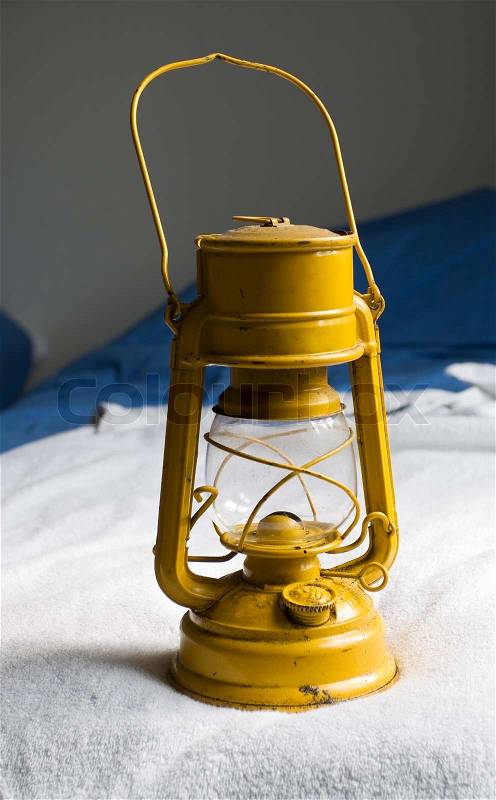 Old kerosene lamp, stock photo