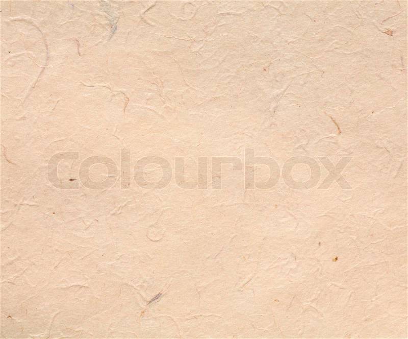 Close up of handmade paper for background, stock photo