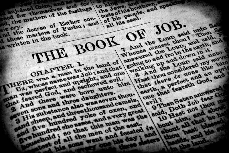 Close up of a antique Holy Bible, stock photo
