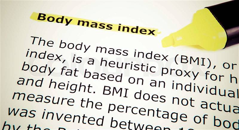Body Mass Index, stock photo