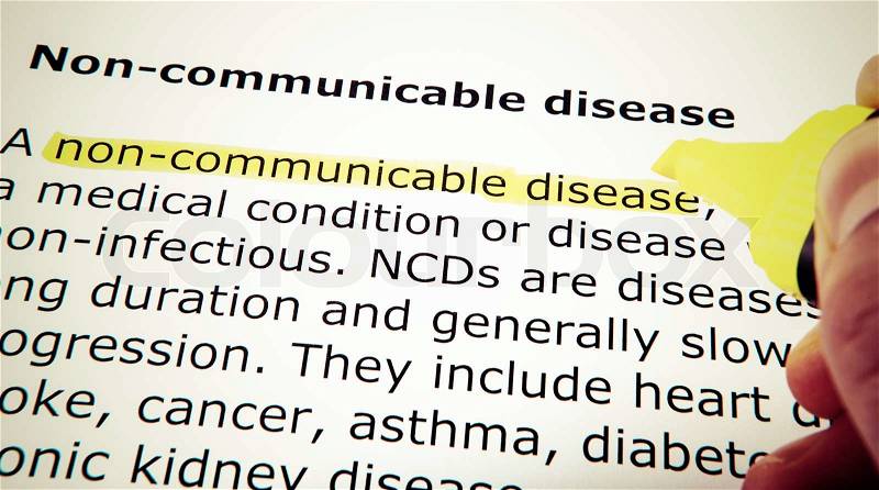 Non-communicable disease, stock photo
