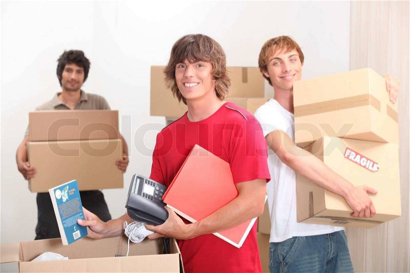 Moving day, stock photo