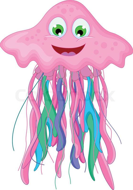 animated jellyfish clipart - photo #49