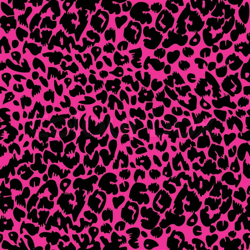 Download Seamless animal fur pattern vector. Cheetah, leopard tiger ...