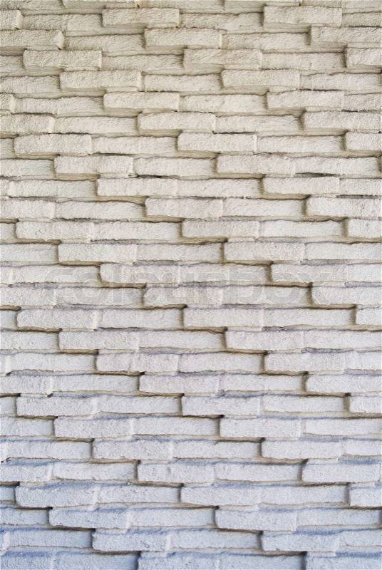 White brick texture wall, stock photo