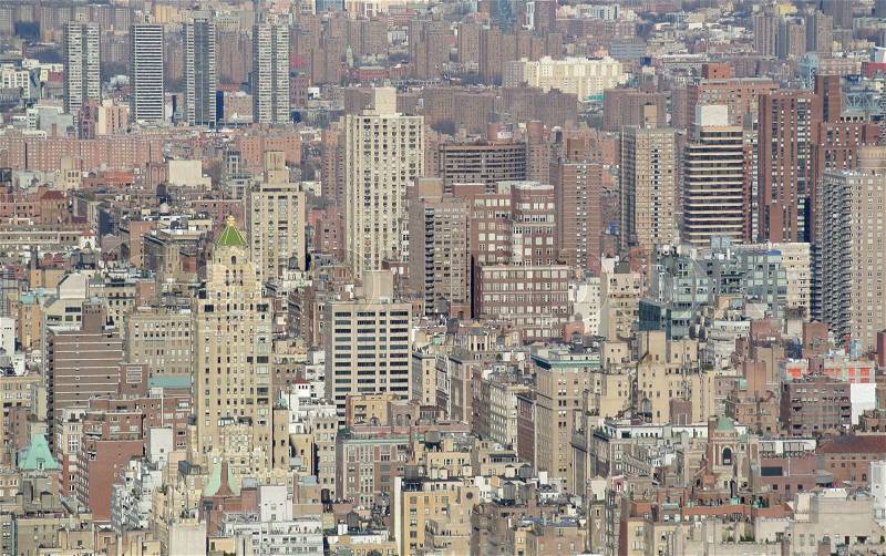 New York city buildings texture, stock photo